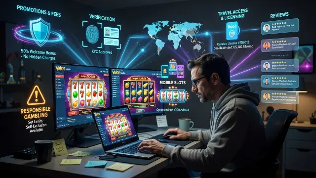 Online Casino Safety and Features Explained: Promotions, Fees, Verification, Responsible Gambling, Travel Access, Licensing, Reviews and Mobile Slots
